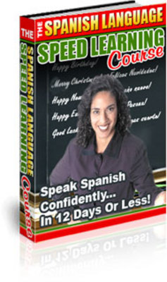 Product picture The Spanish Language Speed Learning Course w/ PLR